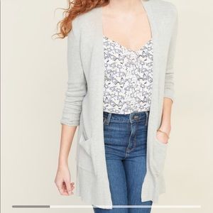 Long-Line Thick Knitted Cardigan